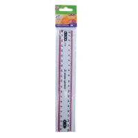 Линейка ZiBi Kids Line 20см с розовой полоской, блистер Фото