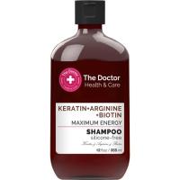 Шампунь The Doctor Health & Care Keratin + Arginine + Biotin Maximum Фото