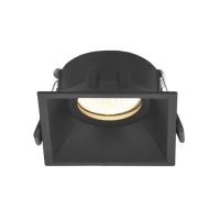 Светильник точечный Videx під лампу GU10 врізний Квадрат Чорний Фото