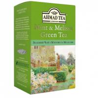 Чай Ahmad Tea зелений листовий з м'ятою та мелісою 75 г Фото