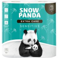 Туалетная бумага Сніжна Панда Extra Care Sensitive 3 слоя 4 рулона Фото