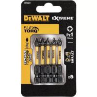 Набір біт DeWALT IMPACT TORSION, ударні, Pozidriv, Pz1, L=57 мм, 5 Фото