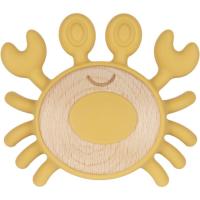 Прорезыватель Canpol babies деревянно-силиконовая Краб Фото