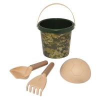 Игрушка для песка Tigres Камуфляж 4 элемента с термонаклейкой Фото