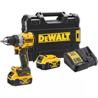 Шуруповерт DeWALT 18V XR Li-Ion 5Ah, 90 Нм, 0-650/0-2000 об/хв., кей Фото