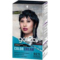 Краска для волос Got2b Color Rocks 322 - Вугільно-чорний 142.5 мл Фото