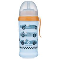 Поильник-непроливайка Canpol babies Racing Світло-синій 350 мл Фото