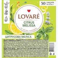 Чай Lovare Citrus Melissa 50х1.5 г Фото