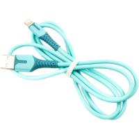 Дата кабель Dengos USB 2.0 AM to Lightning 1.0m blue Фото