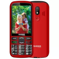 Мобильный телефон Sigma Comfort 50 Optima Type-C Red Фото
