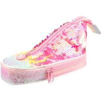 Пенал Cool For School в форме кеда с пайетками 2 отделения Желтый Фото