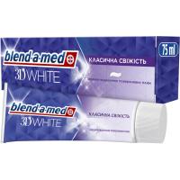Зубная паста Blend-a-med 3D White Класична свіжість 75 мл Фото