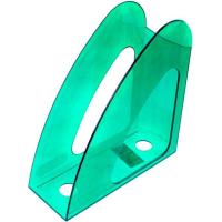 Лоток для бумаг Economix вертикальный Радуга, пластик салатовый Фото