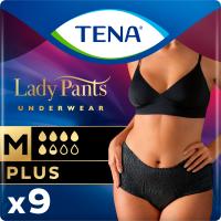 Підгузки для дорослих Tena Lady Pants Plus M для жінок Medium 9 шт Black Фото