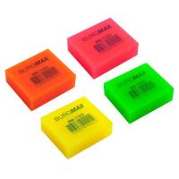 Ластик Buromax NEON, прямоугольная 40x35x14 мм, мягкий пластик, а Фото
