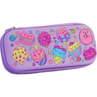 Пенал Cool For School з тисненням 1 відділення Фіолетовий Фото