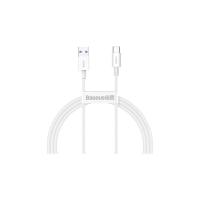 Дата кабель Baseus USB 2.0 AM to USB-C 1.0m 3A White Фото