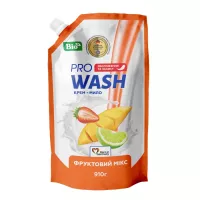 Рідке мило Pro Wash Фруктовий мікс Дой-пак 910 г Фото