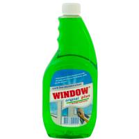 Засіб для миття скла Window Plus З оцтовою кислотою запаска 500 мл Фото