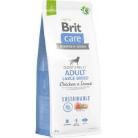 Сухий корм для собак Brit Care Dog Sustainable Adult Large Breed з куркою та кома Фото