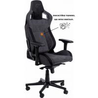 Крісло ігрове GT Racer X-8005 Dark Gray/Black Suede Фото