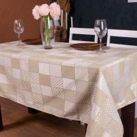 Скатерть MirSon Жаккард №301 Jacquard Olive 170x280 см Фото