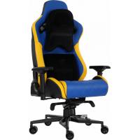 Крісло ігрове GT Racer X-0724 Blue/Yellow Фото