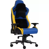 Кресло игровое GT Racer X-0724 Blue/Yellow Фото