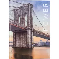Канцелярська книга Axent Power А4 у твердій обкладинці 96 аркуші клітинка Фото