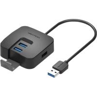 Концентратор Vention USB 3.0 to 4xUSB 3.0 + MicroUSB black Фото