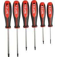 Набор отверток Milwaukee магнитных с трехгранной рукояткой TORX 6шт) Фото