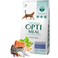 Сухой корм для кошек Optimeal для стерилізованих/кастрованих з лососем 1.5 кг Фото