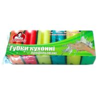 Губки кухонные Помічниця Профилированные 100 х 70 х 45 мм 5шт. Фото