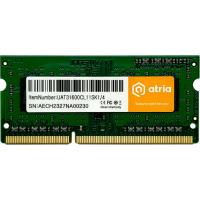 Модуль пам'яті для ноутбука ATRIA SoDIMM DDR3 4GB 1600 MHz Фото
