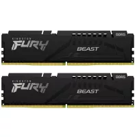 Модуль памяти для компьютера Kingston Fury (ex.HyperX) DDR5 64GB (2x32GB) 5600 MHz Beast Black Фото
