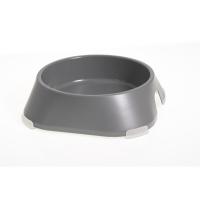 Посуда для собак Fiboo Миска без антиковзких накладок L світло-сіра Фото
