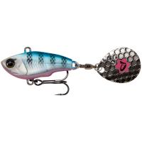 Блесна Savage Gear Fat Tail Spin 55mm 9.0g Blue Silver Pink Фото