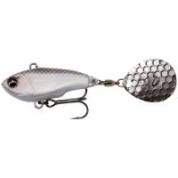Блесна Savage Gear Fat Tail Spin 80mm 24.0g White Silver Фото