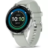 Смарт-годинник Garmin Venu 3S, Sage Gray + Passivated, GPS Фото