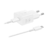 Зарядний пристрій Samsung 25W Power Adapter (w C to C Cable) White Фото