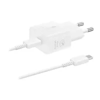Зарядний пристрій Samsung 25W Power Adapter (w C to C Cable) White Фото