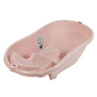 Ванночка Ok Baby з анатомічною гіркою і термодатчиком (рожевий) Фото