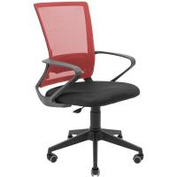 Офісне крісло Richman Робін Пластик Піастра Сітка чорна + червона Фото