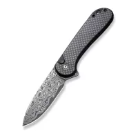 Ніж Civivi Button Lock Elementum II Damascus Carbon Фото