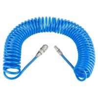 Пневматический шланг Sigma спиральный полиуретановый (PU) 10м 5.5x8мм Фото