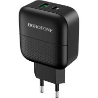 Зарядний пристрій BOROFONE BA46A Premium Black Фото