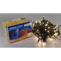 Гирлянда Delux наружная STRING 100 LED 10m (2*5m) белый/черный IP Фото
