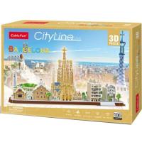 Пазл Cubic Fun Трехмерная головоломка-конструктор City Line Barce Фото