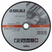 Круг отрезной Sigma по металлу и нержавеющей стали 230x2.5x22.2мм, 665 Фото