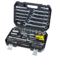 Набір інструментів Sigma насадок торцевих та біт 1/4", 1/2" 82шт CrV mid Фото